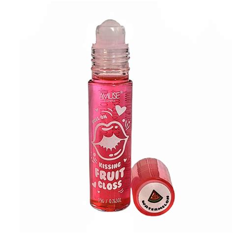 kissing fruit lip gloss|amuse kissing fruit gloss.